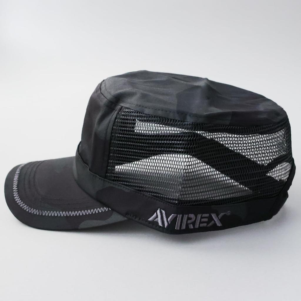 Custom Made BIG SIZE Standard Mesh Work Cap Mesh Cap Hat XL Large Size Cap Black Deep Spring Summer Big Size Black [Avirex] Men's Men's (JP, Alphabet,