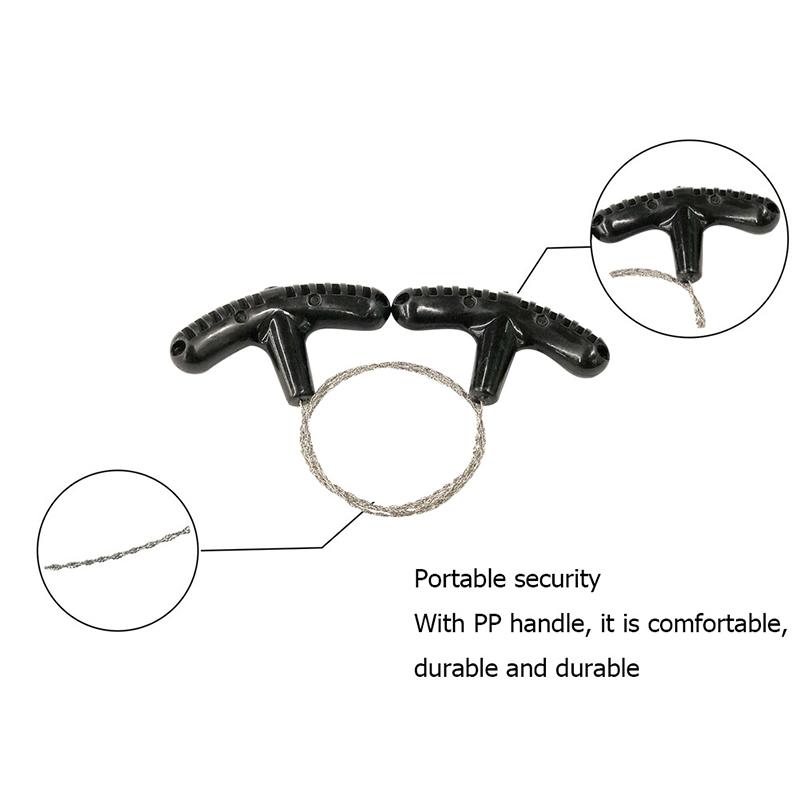 Outdoor Mini Pocket Saw Wild Camps For Stainless Steel Wire Saw
