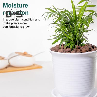 3.3 رطل حصى طيني للنباتات 12-14 ملم كرات طينية طبيعية أصيص حصى طيني طبيعي لخلطة تأصيص الأوركيد المائية تصريف النباتات