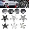 For Audi  A5 4Pcs 60/61/68/69/77/135mm Car Wheel Hub Caps Center Rim Cover Badge Decoration Accessories For Audi A4 A5 A6 A7 A8 Q5 Q7 Hubcap