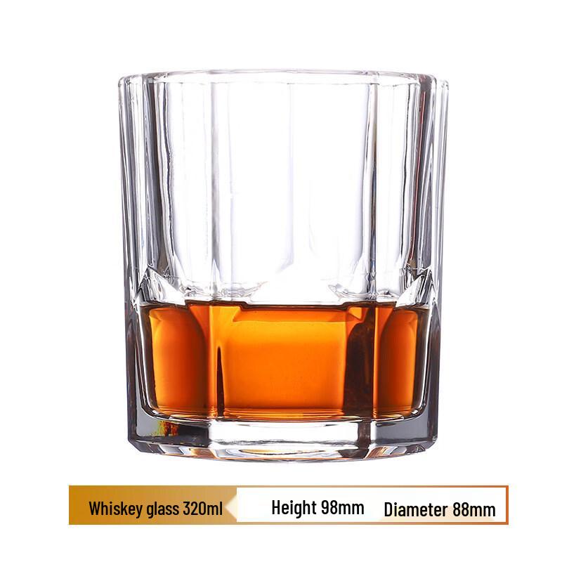 Surbo European Style Whiskey and Spirit Glasses (Set of 2)