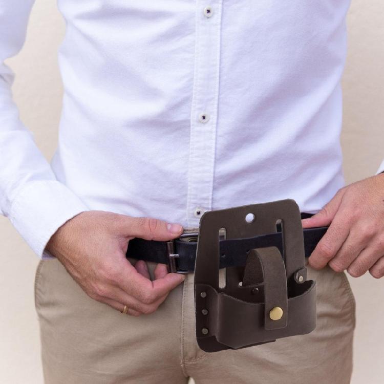 Wytrzymały Uchwyt na Taśmę Miarową Praktyczna Saszetka na Taśmę Kabury na Narzędzia Duży Uchwyt na Taśmę do Użytku Zewnętrznego