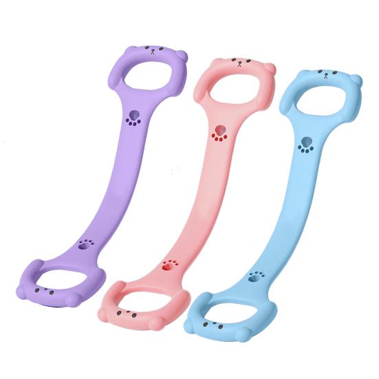 Figure 8 Resistance Band with Bear Handle 35Lbs Elastic Exercise Band Men Women Yoga Pilates Arm Back Shoulder Training Elastic Rope