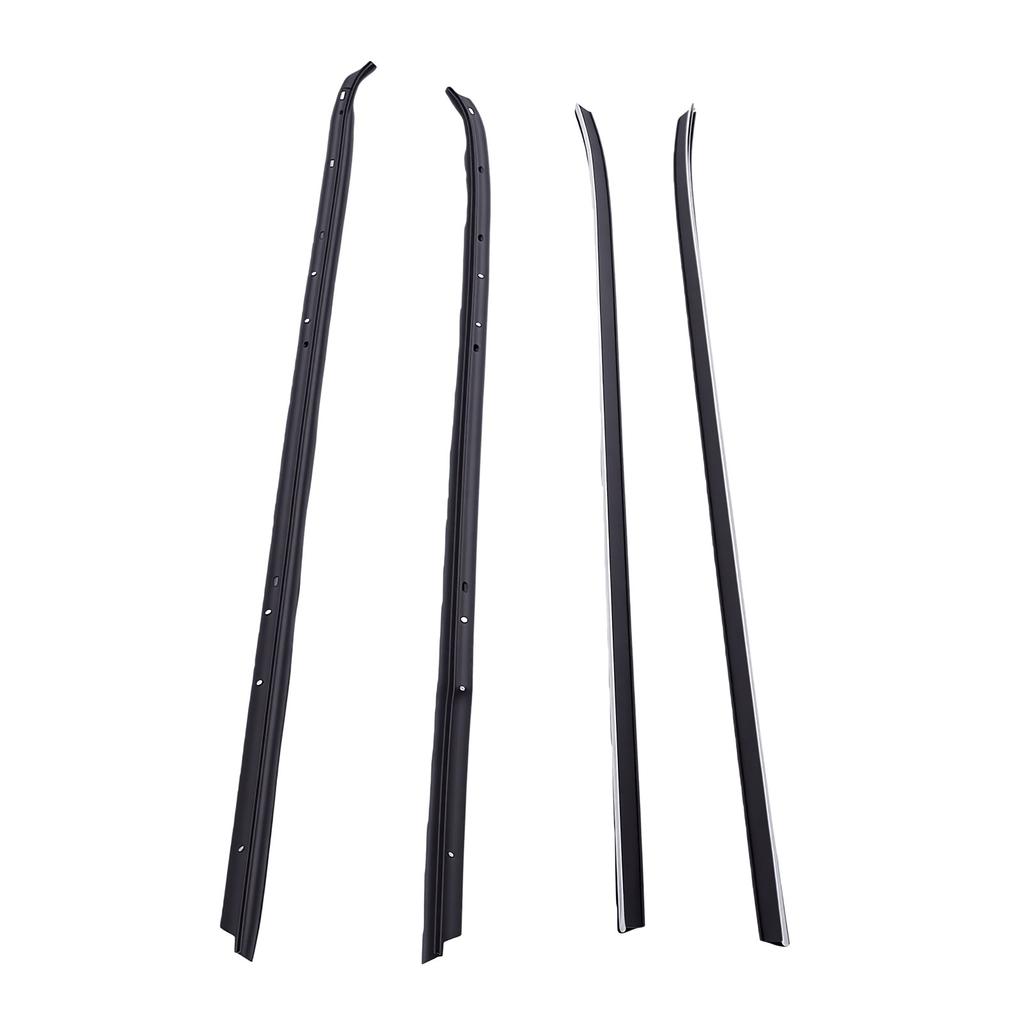 4pcs Window Sweep Weatherstrip Seal Kit Replacement for Firebird 1970 1981 KG2018A KG2017A