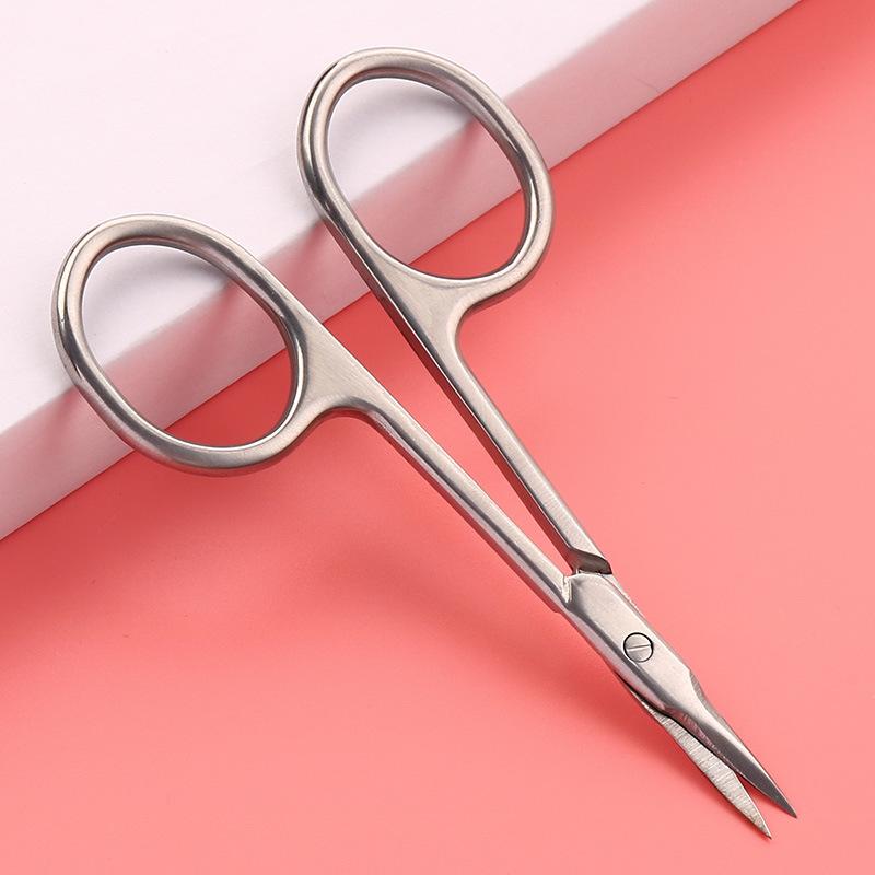 Pointed Dead Skin Small Scissors Beauty Eyebrow Trimmer Beauty Eyelash Trimmer Stainless Steel Manual Does Not Hurt The Elbow