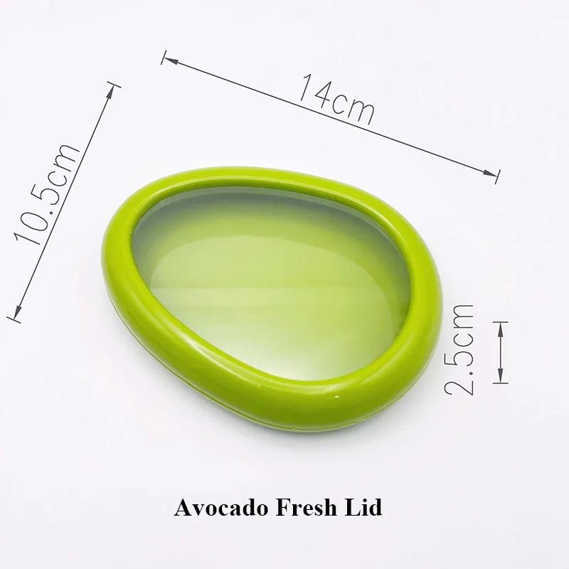 Seamless Storage Box for Fruits and Vegetables,lemon, Tomato, Avocado, Preservation, Transparent Lid, Reusable, Kitchen Utensils
