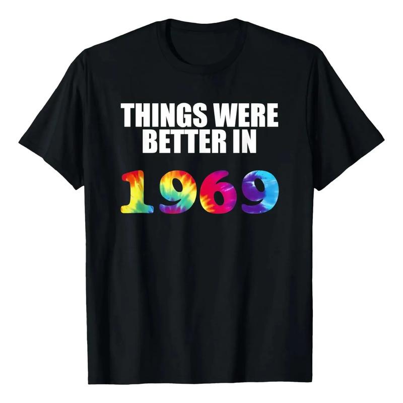 Camiseta De Estilo Retro Hippie Things Were Better In 1969 S