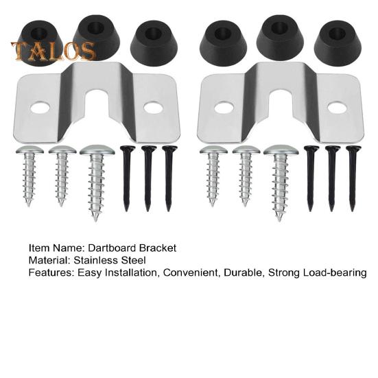 1 Set Dartboard Mounting Bracket Easy Installation Dartboard Wall Hanging Hook Durable Dartboard Holder for