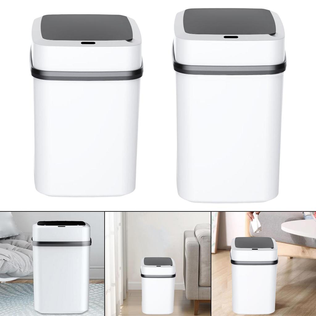 Touchless Dustbin for Bathroom, Bedroom Automatic Garbage Bin with , Small Motion Sensor Wastebasket