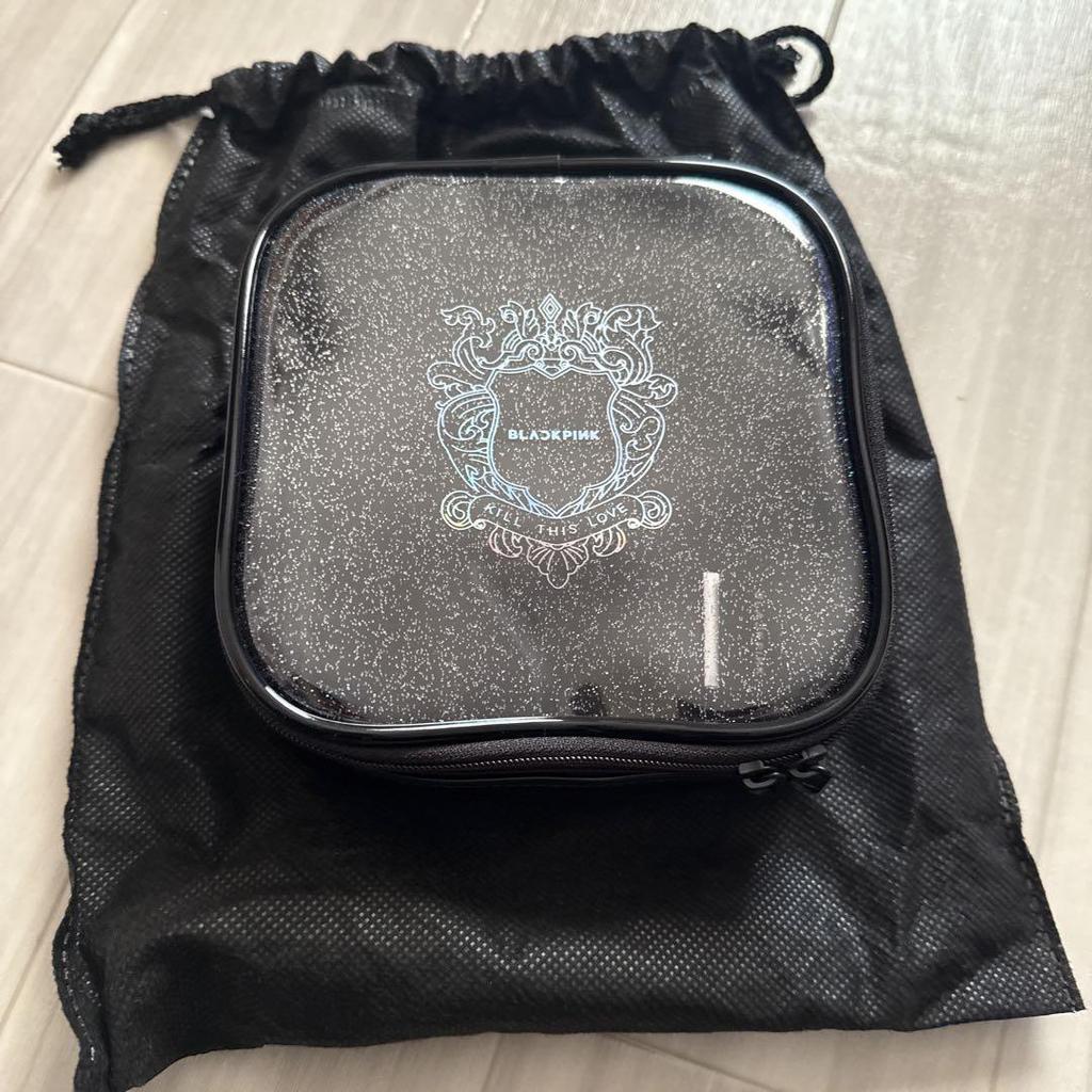 [USED] BLACKPINK Korean Official Merchandise Pouch Mesh Pouch Plush Toy
