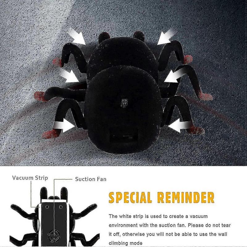 Wall Climbing Remote Control Toys For Boys, Halloween Prank Toy For Kids, Realis00/YY