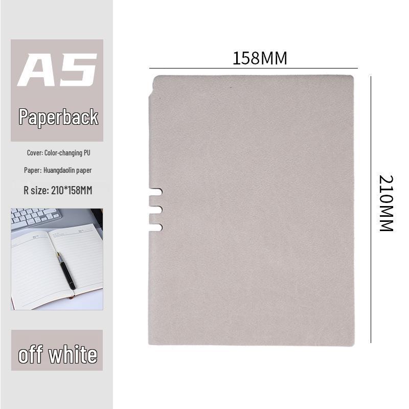 A5 Individuelles weiches Notizbuch aus hohlem Schafsleder mit Logo
