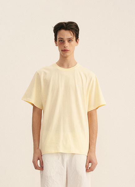 Mtot Printed Short Sleeve T-Shirt (Yellow) L(2)