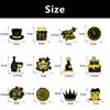 Glass Hat Wine Pattern Cake Toppers Festival Paper Flags Inserts Decor Party