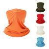 1 Pezzo Foulard Monocolore Antipolvere per Escursionismo, Ciclismo, Pesca, Maschera Facciale Bandana, Collo Traspirante per Uomini e Donne