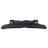Mandolin Bridge Archtop Style Ebony Wood with Metal Hardware Height Adjustable Ebony Bridge for Mandolin Guitar Bass