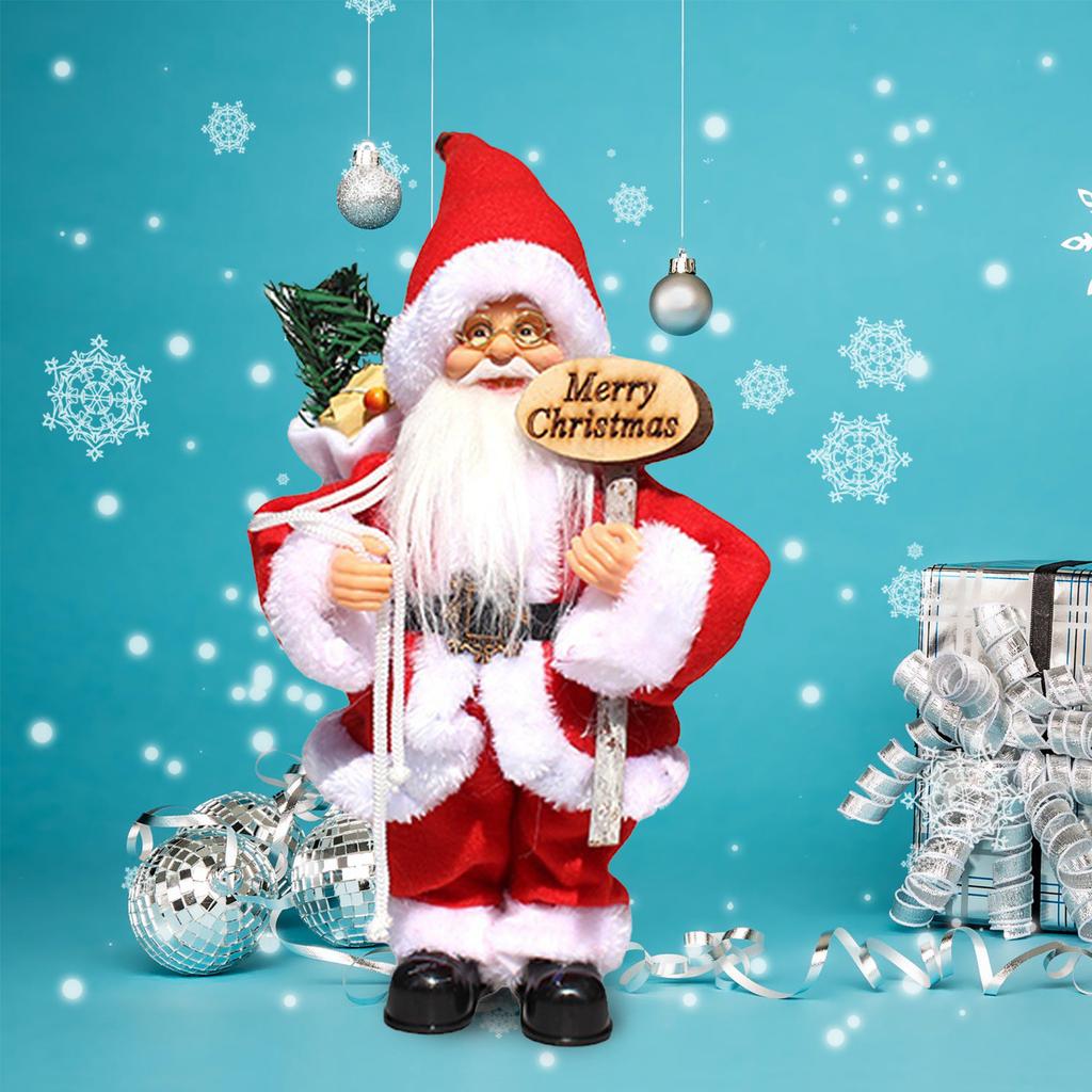 PRETYZOOM Weihnachtsmütze Mit Musik & Lichtern – Elektrischer Weihnachtsmann-Hut (ohne Batterie)