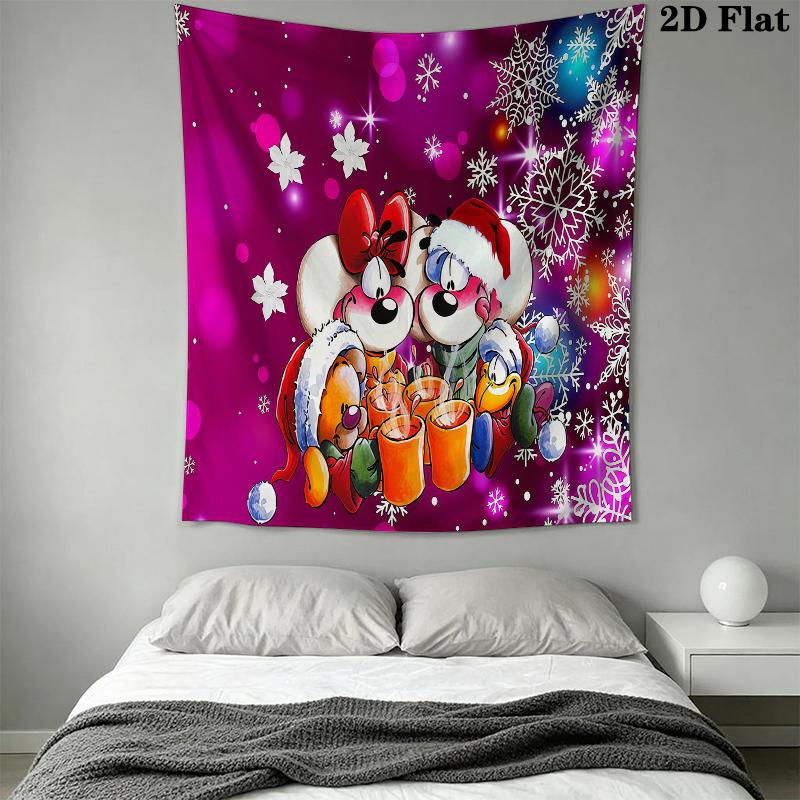 Diddl Wall Tapestry Aesthetic Wall Hanging Printed Fabric Blanket Decorative Tapestries for Bedroom Living Room Home Decor