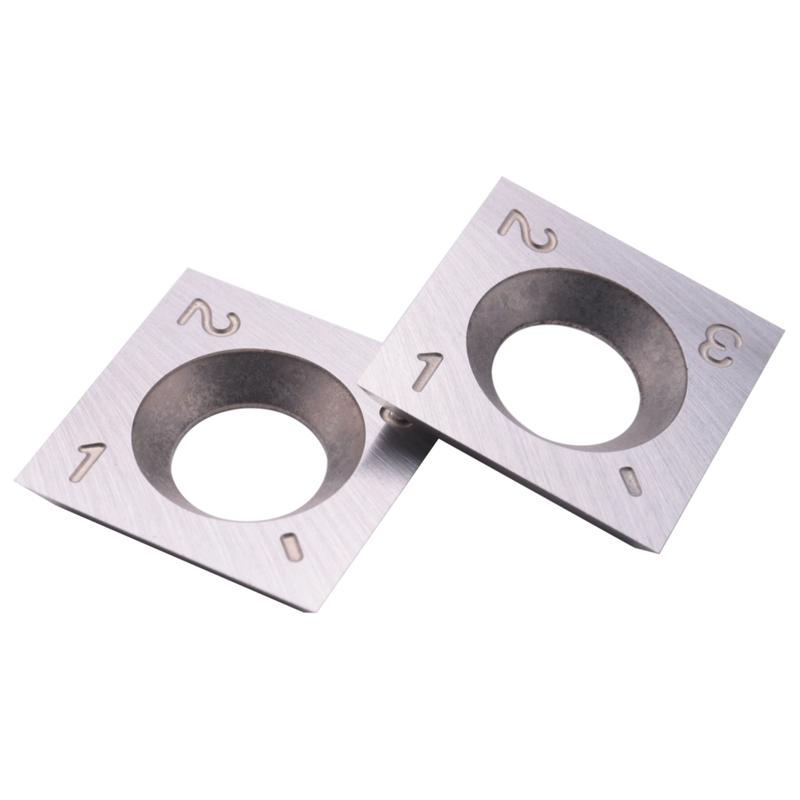 Trendig! 10 Stück Holzendrehen Hartmetall-Einsatzklingen Fräsen 30 Grad Drehbankmeißel Ersatzklinge 14x14x2mm