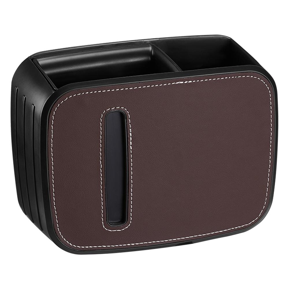 Car Seat Back Trash Bin Storage Box Drink Holder Organizer Auto Backseat Garbage Can Dust Bin with Tissue Case