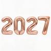 32 Inch 2027 Happy New Year Foil Balloons Christmas New Year Party Decoration Festival Party Supplies Photo Props Home Decor