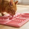 New Multifunctional Pet Licking Pad, Food Grade Silicone Pet Bowl, Choking And   Silicone Partition Plate