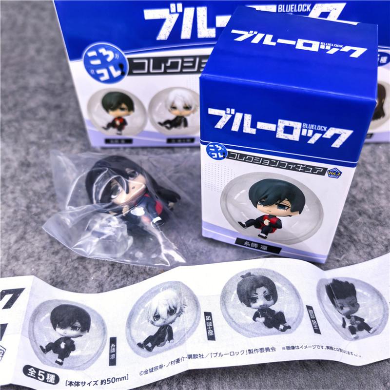 Anime Figure Blue Lock Blind Box Jiro Hayase Hinata Kageura Chigiri Hyoma Capsule Toys Cute Doll Model Desktop Ornament Gift