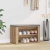 Shoe Rack Artisan Oak 75 x 35 x 45 cm Wood Based Material