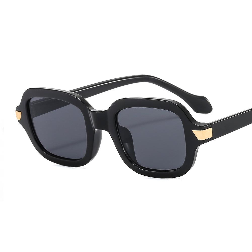 2024 Hot Selling Women Small Vintage square Frame Sunglasses Men Ultralight Retro Rectangle Sunglasses