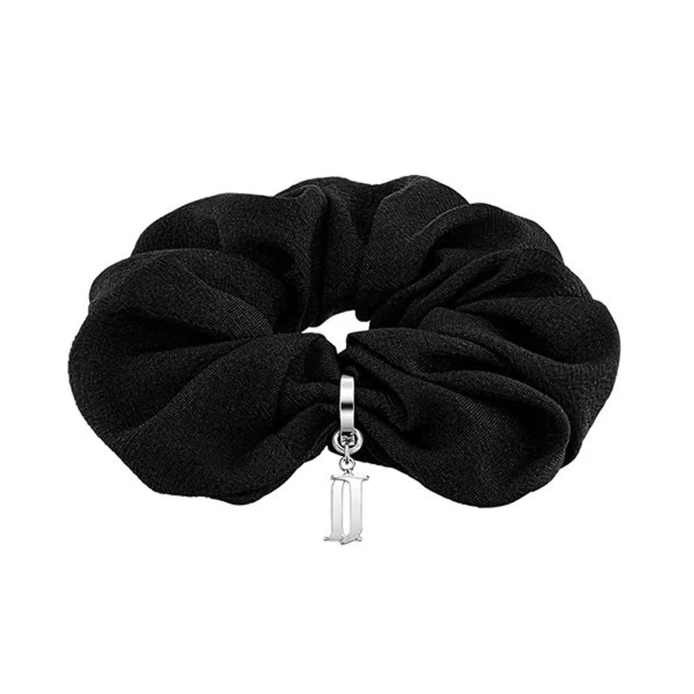 LALA J Chiffon Hair Scrunchie - Black (JALJHS3BS806FA000)