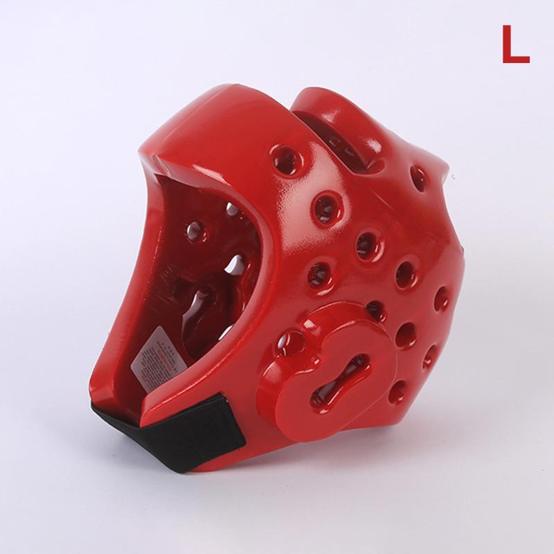 Head Protection Taekwondo Helmet Gear Portable S/M/L Kickboxing Helmet Pu Material One-Time Molding Muay Thai Helmet Fitness