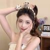 Elegant Polka Dot Bow Toothed Hairband For Women Girls Sweet Hair Ornament Headband Hair Hoop  Hair Accessories Gift