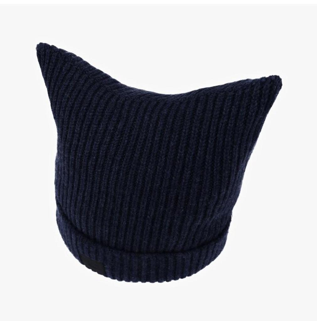 [Acnes STUDIOS] C40392 NAVY MELANGE Unisex Beanie