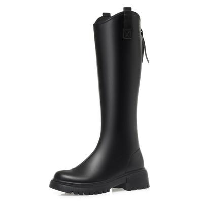 Stivali invernali Donna Vera pelle Lana Stivali alti da donna caldi Stivali da neve da donna di grandi dimensioni