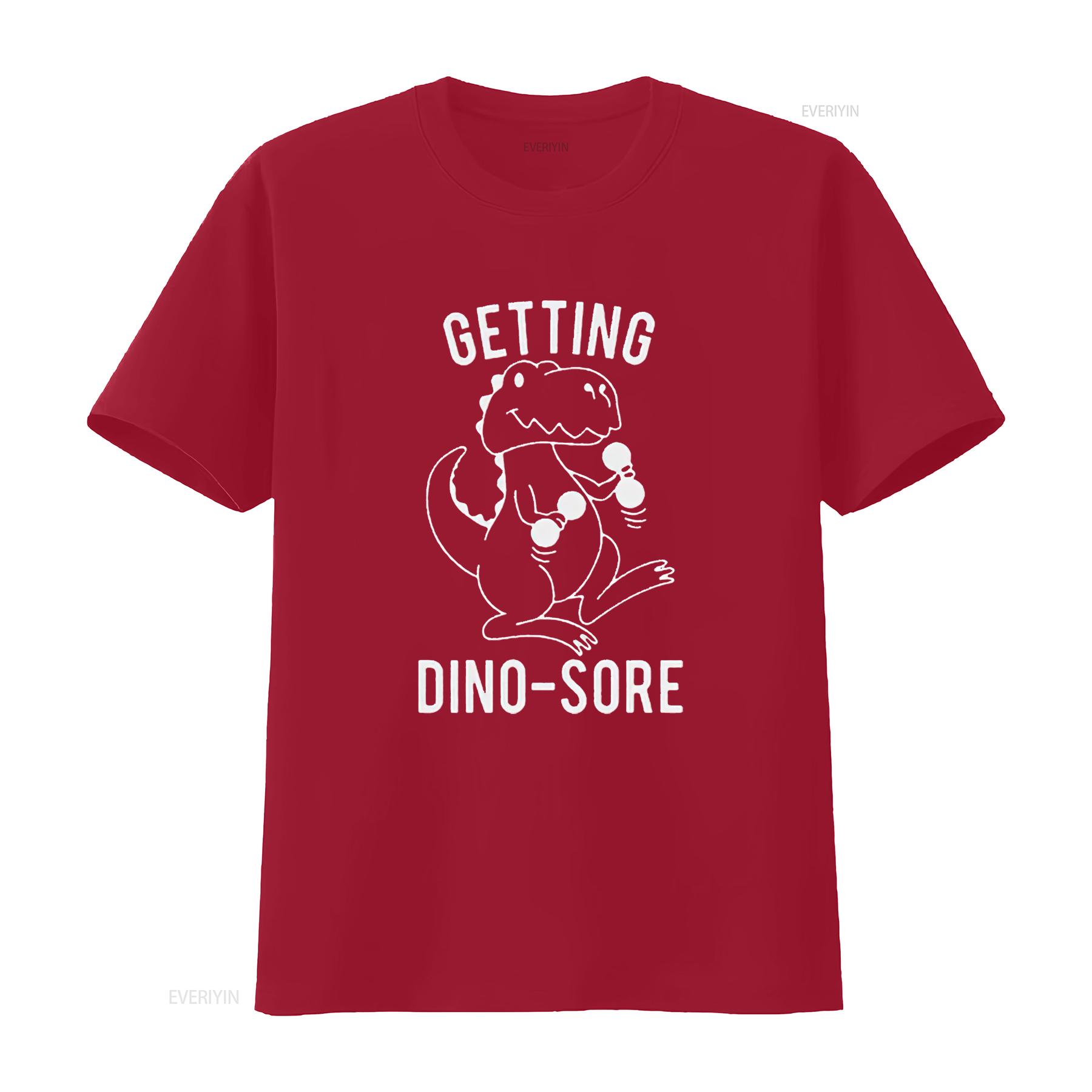 

Womens Workout T Shirt Funny Saying Fitness Gym Dino Sore Lift Sleeveless for Women vintage Washed Soft streetwear fashion S