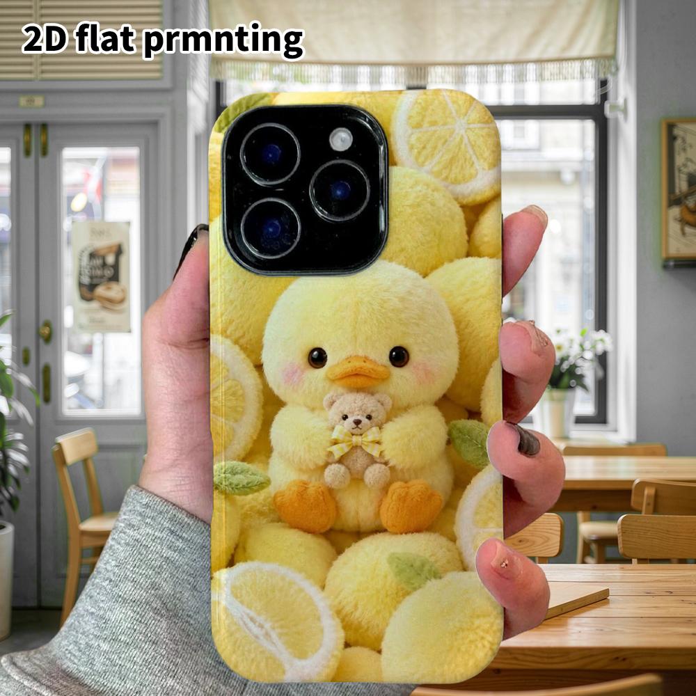 Phone Case: 2D Flat Samsung Galaxy A34 A35 M05 M06 S20 S22 S21 FE Plus 5G Protective Case, Lemon Pile Little Yellow Duck, Perfect Christmas and Hallow