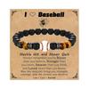JYL TS Bracelet Adjustable  Cross Sports Charm Ignites Passion & Perseverance