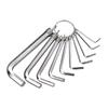 Heat-treated Steel Hex Wrench Set Short Arm Design