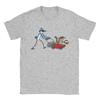 Vintage T-Shirt Strand Regular Show Mode T-Shirts 100% Baumwolle T-Shirt für Herren Y2K Basic Lockere Kurzarm-T-Shirts