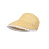 Weave Lace Straw Hat UV Protection Sunscreen Hat Elegant Outdoor Visor Cap  Travel