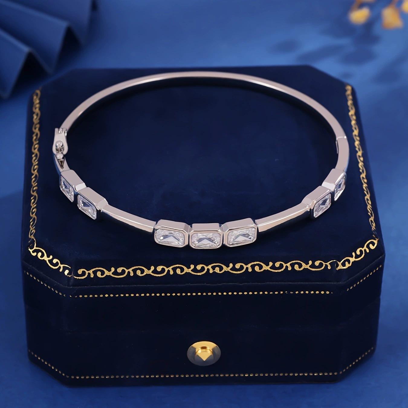 New Micro-Inlaid Zircon Light Luxury Bracelet Bracelet Women S Japan And Korea Ins High-End Temperament Fashion