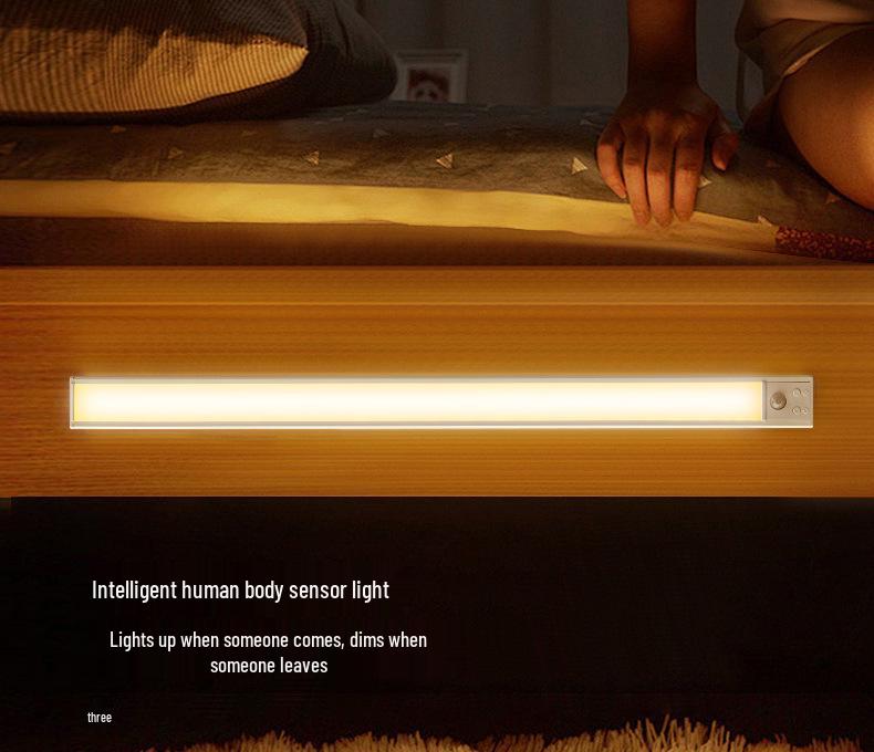 Ultra-thin LED Motion Sensor Magnetic Light Strip for Cabinets and Wardrobes
