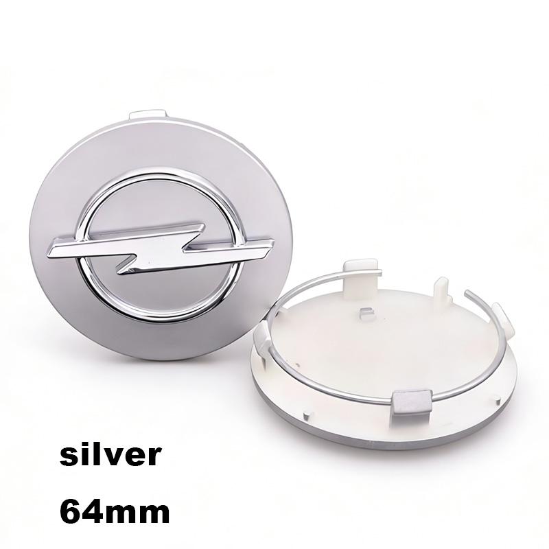 4 Stück 58/64mm Auto Radnabenkappe, Radnabenabdeckung Abzeichen Für Opel Astra H G J Insignia Mokka Zafira Corsa Vectra C D Antara