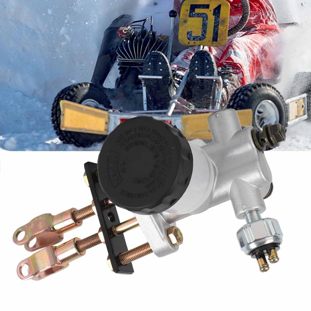 Hydraulic Brake Master Cylinder for 90cc 110cc 125cc 150cc 200cc 250cc Go Kart Sunl BMS Kandi Roketa Kazuma Kinroad ATV
