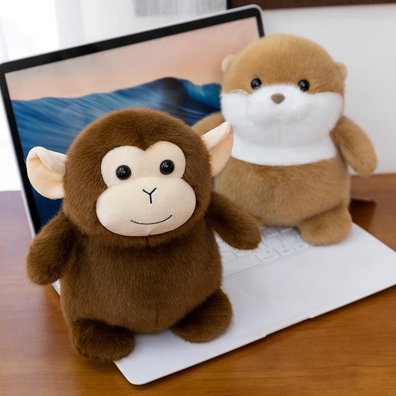 Cute Fat Family Panda Plush Toy Lion Monkey Doll Boutique Doll Children's Gift