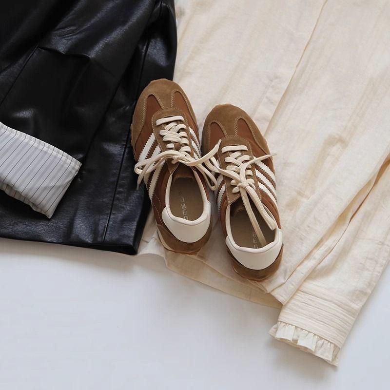 2025 Maillard Genuine Korean Shoes Birkenstocks Women's Retro Shoes Versatile Sports and Leisure Shoes