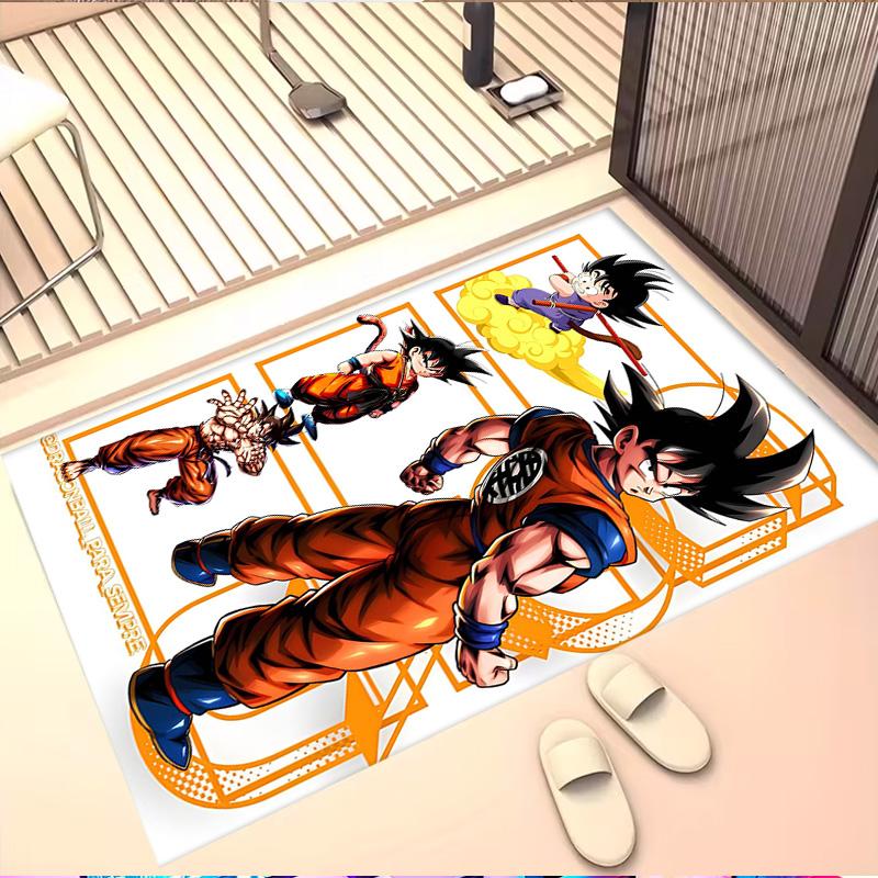 Dragon Ball Print Rug, Washable Floor Carpet, For Entryway Dorm Laundry Room Office Study, Home Decor Birthday Christmas Gift