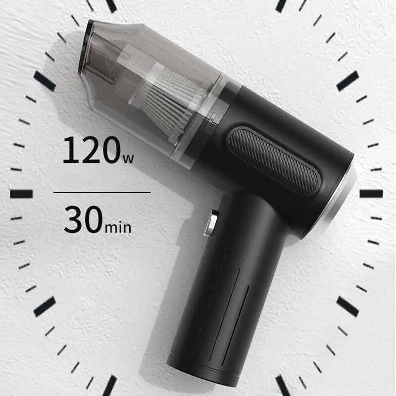 Auto Vacuum Cleaner  Advanced Cleaning Technology Portable 5000PA Strong Suction Car Vacuum Pump For Pet Hair Car Accessories