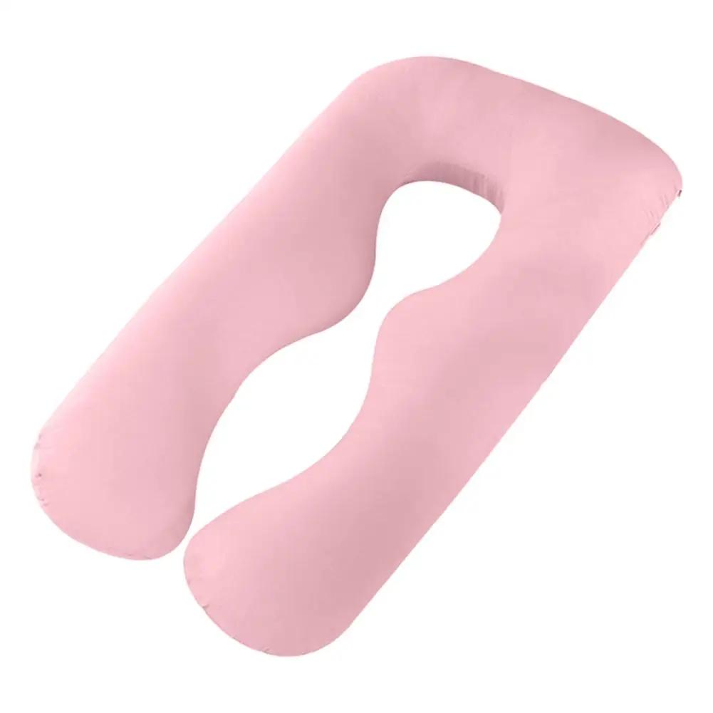 130x70cm Pregnant Pillow Case Maternity Cushion Cover U Type Lumbar Pillowcase Side Protect Cushion Cover for Pregnancy Women