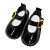 6-Point BJD 30cm Doll Leather Shoes, Flat Patent Leather, Casual Fit 4.7cm×2.5cm